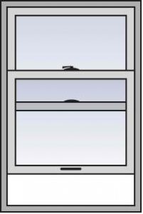 Double Hung Window Illustration